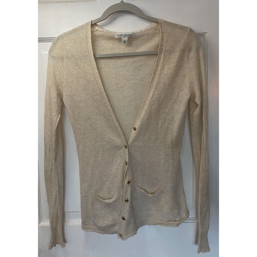 Banana Republic Beige Cardigan Women’s Size S